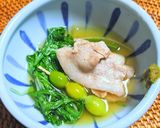 たっぷり銀杏の水菜と豚肉のハリハリ鍋と〆作り方8写真