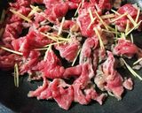 牛肉とブロッコリー、生姜のオイスター炒め作り方3写真