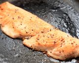 美味しい★サーモン　ペストソース付き作り方4写真