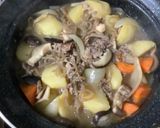 生椎茸入りの牛バラの肉じゃが♪作り方8写真