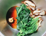 ほうれん草と椎茸のからし和え☆ごま油風味作り方3写真