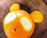 パーティに♪ オレンジでパンダの飾り切り作り方9写真