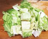 簡単ヘルシー☆豆腐キャベツペペロンチーノ作り方2写真