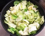 簡単ヘルシー☆豆腐キャベツペペロンチーノ作り方5写真