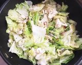 簡単ヘルシー☆豆腐キャベツペペロンチーノ作り方7写真