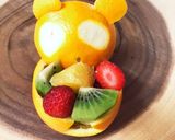 パーティに♪ オレンジでパンダの飾り切り作り方11写真