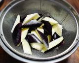 ◆茄子とチキンのピリ辛トマトパスタ♪作り方2写真