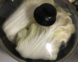 白菜消費！とろとろニンニク醤油蒸し作り方3写真