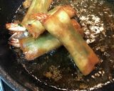 海老の丸ごと春巻き！大葉とチーズ入り！作り方9写真