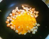 香ばしい生姜醤油香る簡単ちくわおかか焼飯作り方4写真