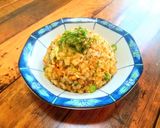 香ばしい生姜醤油香る簡単ちくわおかか焼飯作り方10写真