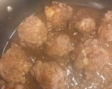 牛こま肉でハンバーグ風チーズ巻き作り方5写真