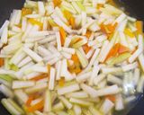 大根の皮でキンピラ炒め☆お弁当にも作り方3写真