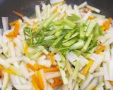 大根の皮でキンピラ炒め☆お弁当にも作り方4写真