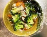 胸肉ブロッコリースタミナ丼味青椒肉絲風作り方14写真