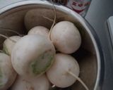 ぱぱっとカブのソテー作り方1写真