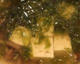 アオサとなめこのトロ〜ンなすまし汁作り方5写真