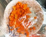 豆腐びっくりドンキー風豚こま乗せドーム蒸作り方4写真