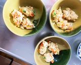 豆腐びっくりドンキー風豚こま乗せドーム蒸作り方8写真