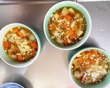 豆腐びっくりドンキー風豚こま乗せドーム蒸作り方15写真