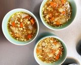 豆腐びっくりドンキー風豚こま乗せドーム蒸作り方16写真