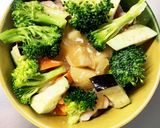 豆腐びっくりドンキー風豚こま乗せドーム蒸作り方30写真