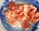 全てレンジ豚こま甘酢味麻婆豆腐&茄子作り方6写真
