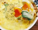 半熟卵　グラタン作り方14写真