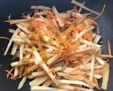 菊芋とにんじんのカレーきんぴら作り方4写真