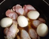 手羽元と卵の煮物　煮るだけ　簡単作り方2写真