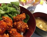 韓国人の妻のヤンニョムチキン丼(닭강정)作り方15写真