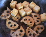 厚揚げ豆腐とれんこんの中華風炒め作り方4写真