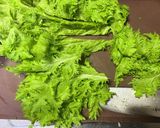 わさび菜の油炒め作り方2写真