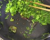 わさび菜の油炒め作り方4写真