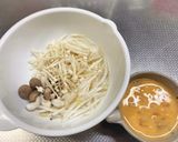 きのこ卵スープ作り方1写真