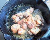 柿と鶏もも肉のパワーサラダ作り方3写真