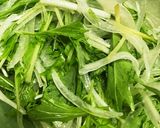 玉ねぎと水菜の唐揚げサラダ(ゆず入り)作り方5写真