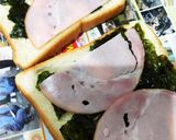 ハム海苔チーズトースト作り方3写真