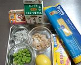 魚介類のレモンクリームパスタ作り方1写真