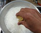 魚介類のレモンクリームパスタ作り方5写真