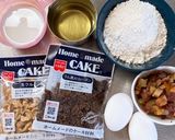 ＊HMで栗と胡桃のパウンドケーキ＊作り方1写真