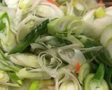 白菜たっぷり野菜鍋作り方2写真