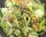 白菜たっぷり野菜鍋作り方4写真