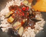 簡単酒肴☆茄子の豚挽き肉味噌炒め作り方6写真
