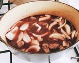 オーブンで本格牛肉赤ワイン煮作り方8写真
