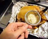 ジューシー丸鶏和風照り焼きローストチキン作り方21写真