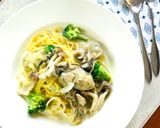 時短＊簡単＊牡蠣のあっさりミルクパスタ作り方7写真
