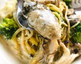 時短＊簡単＊牡蠣のあっさりミルクパスタ作り方8写真