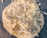 ソースなし！ちりめんと海苔のピザ作り方2写真