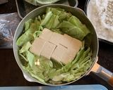 キャベツ入り湯豆腐作り方3写真